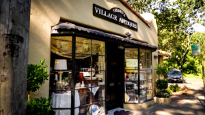 Village Antiques sign