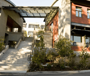 Front of building in Downtown Orinda